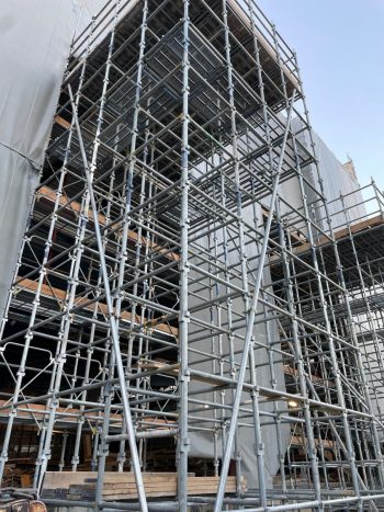 大阪府東大阪市 荷取ステージ足場